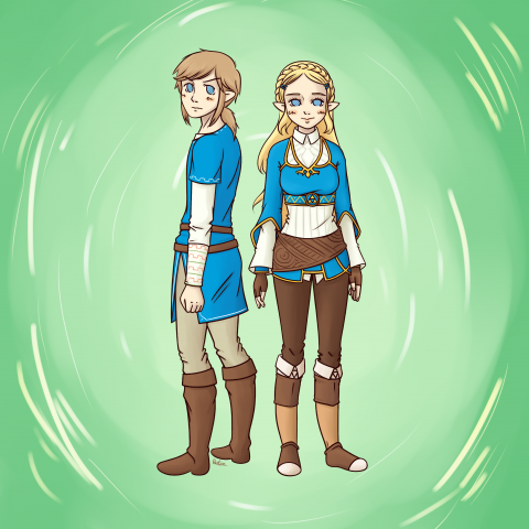 Illustration Zelda